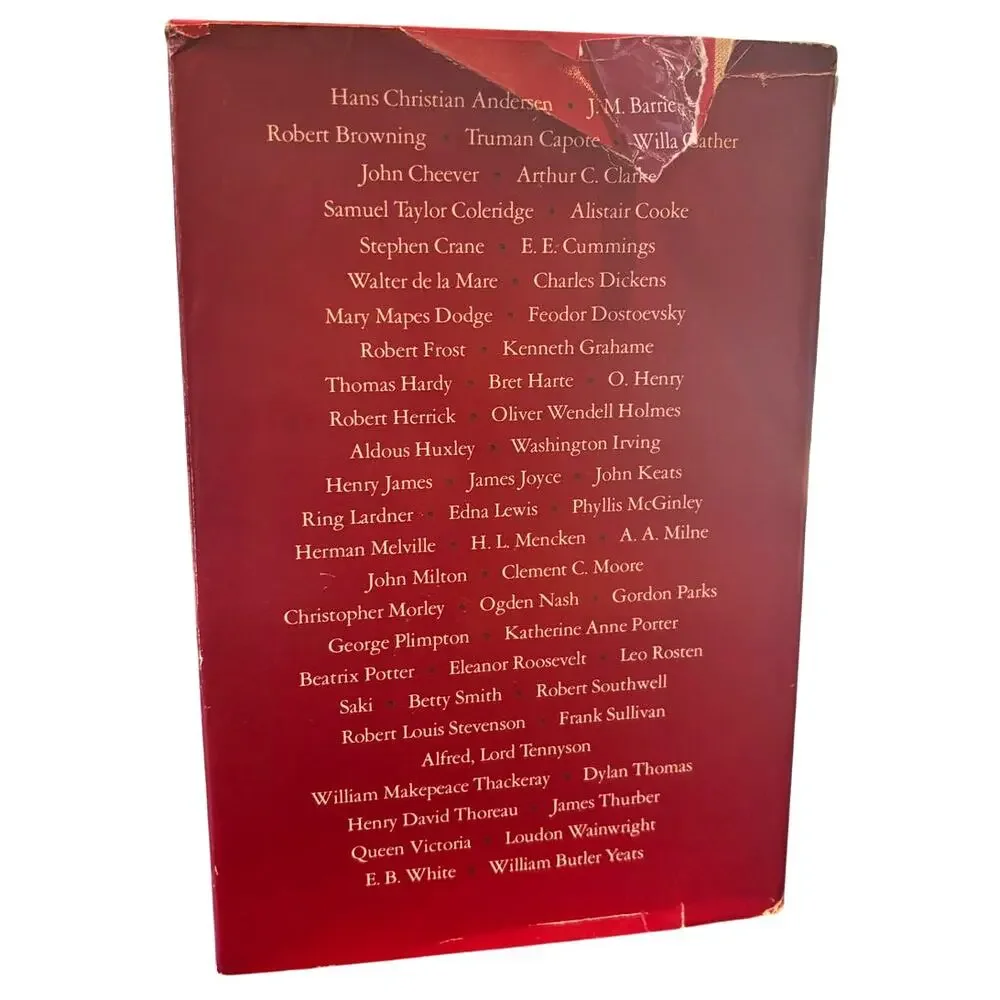 Vintage 1982 A Christmas Treasury Book, Anthology, Jack Newcombe, HC/DJ